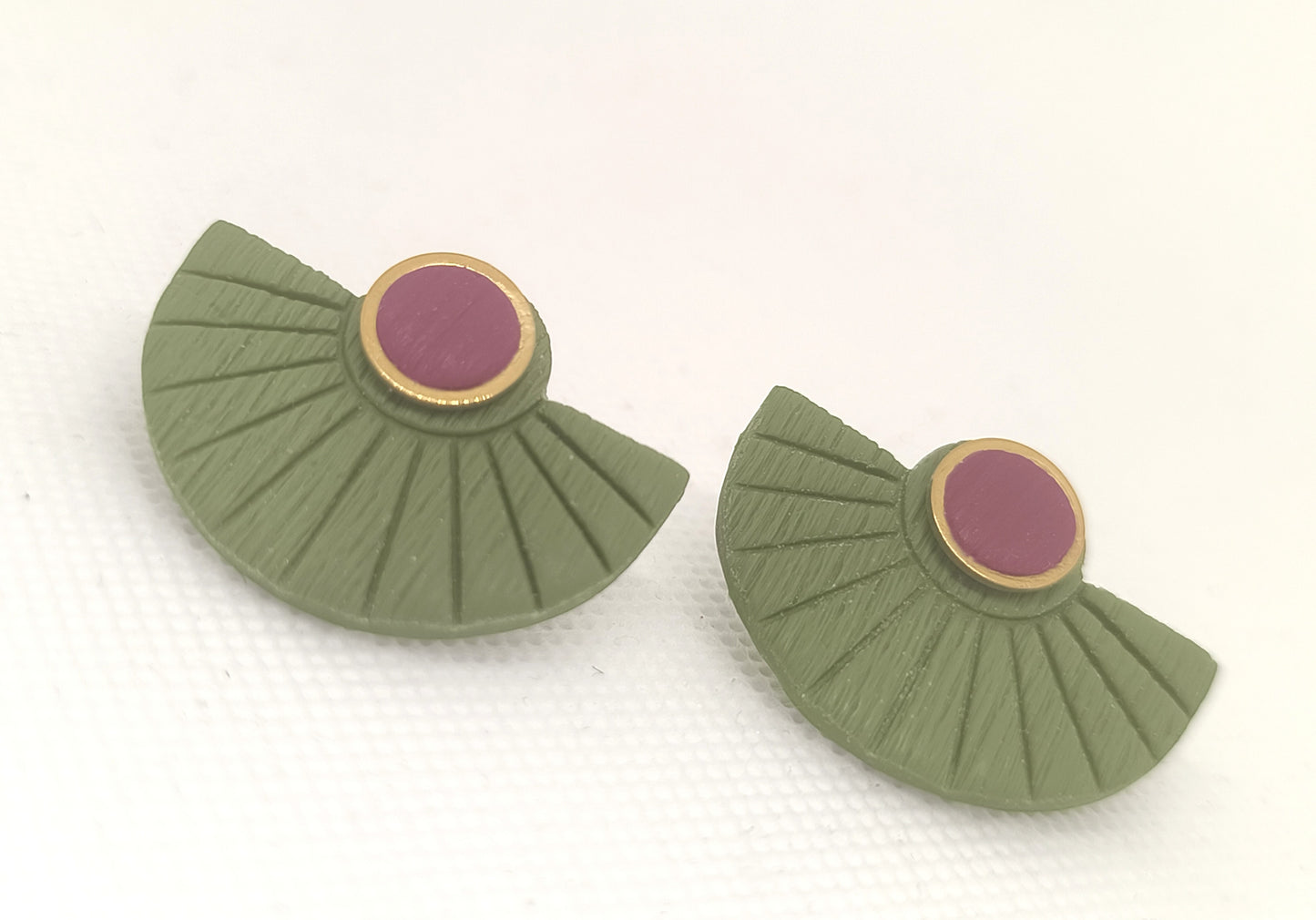 Plisse earrings