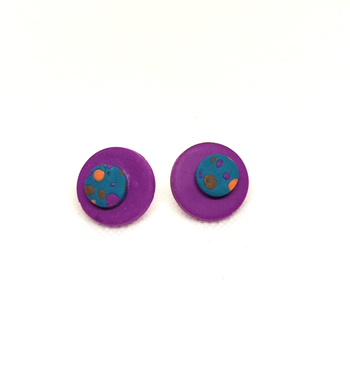 "Purple rain" earrings