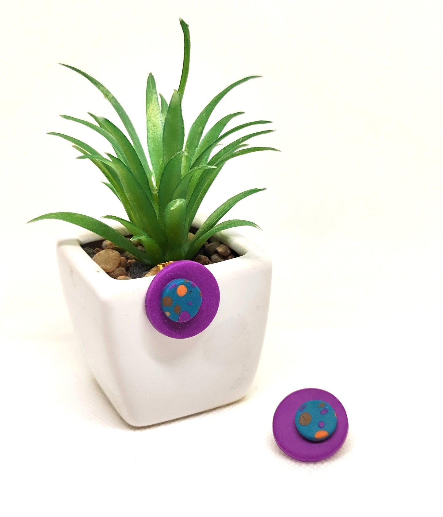 "Purple rain" earrings