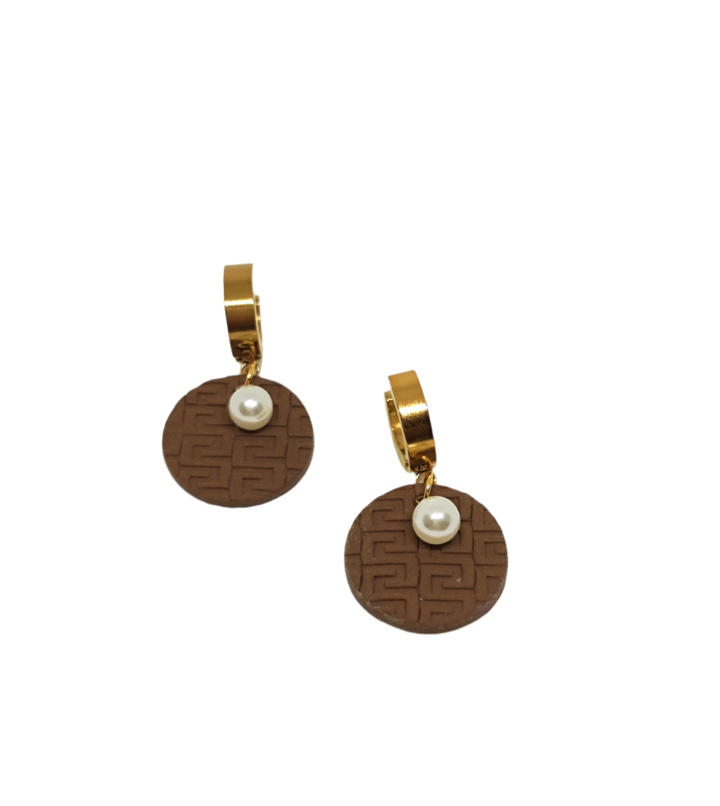 "Meander" Statement earrings