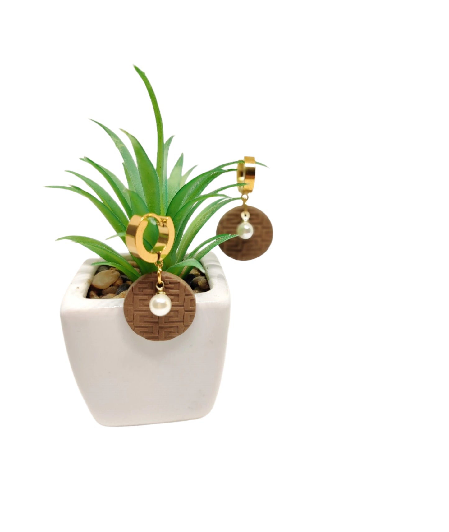 "Meander" Statement earrings