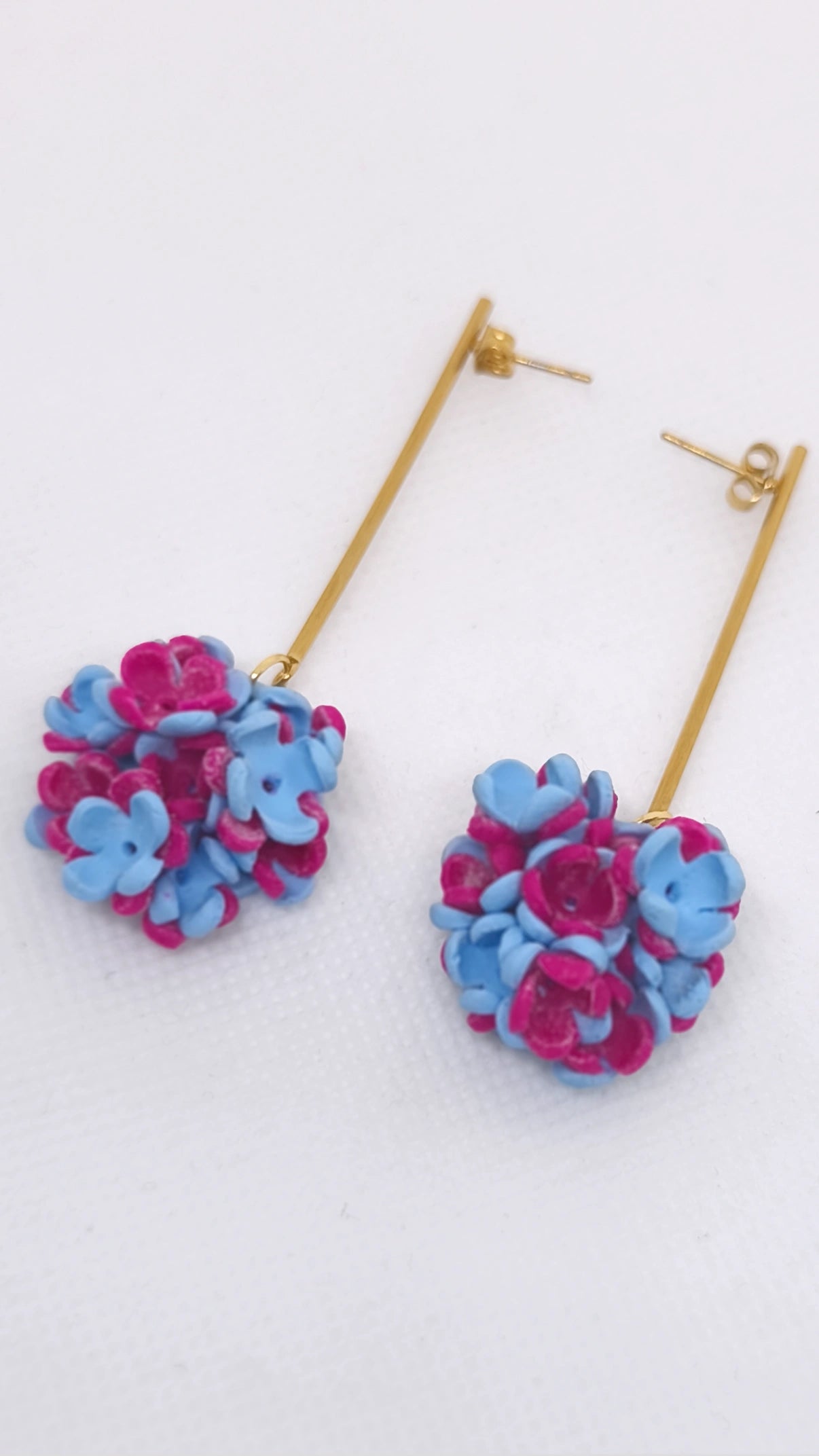 "Hortensia Drop" earrings