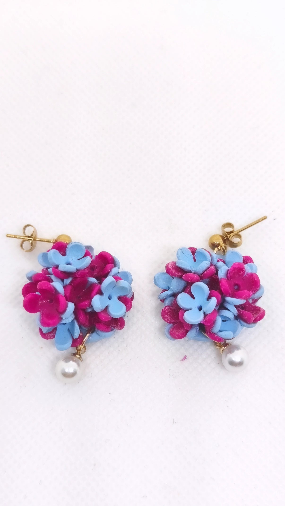 "Hortensia Perla"earrings