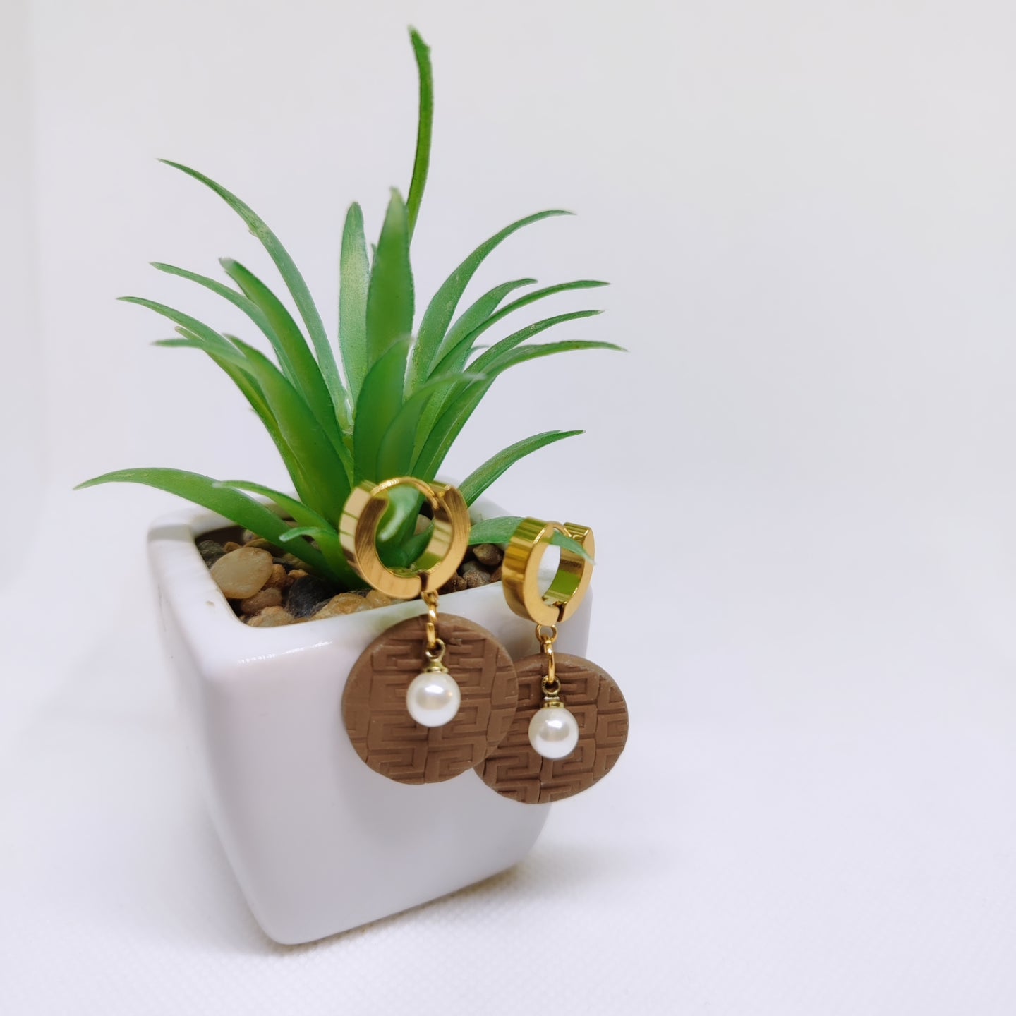 "Meander" Statement earrings