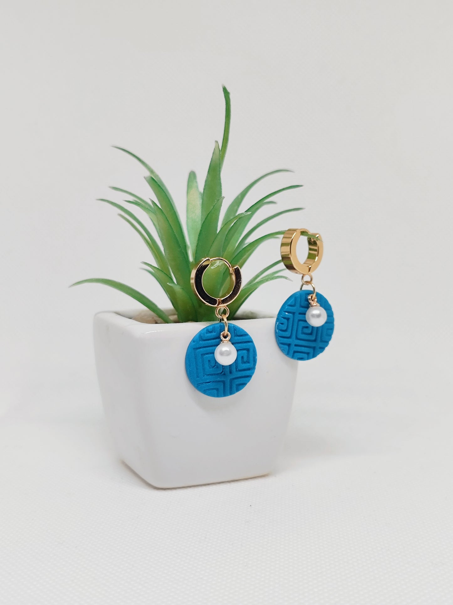 "Meander" Statement earrings