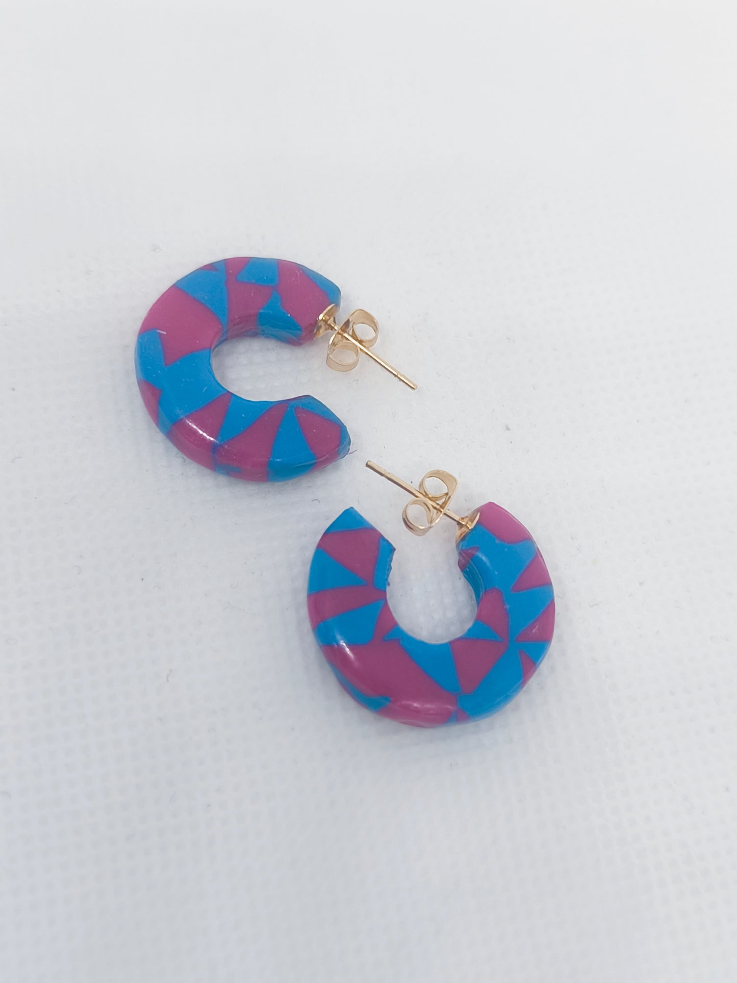 "Dreamy Triangle hoops"