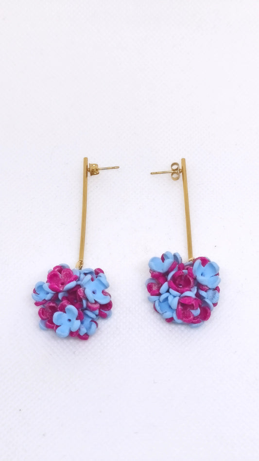 "Hortensia Drop" earrings